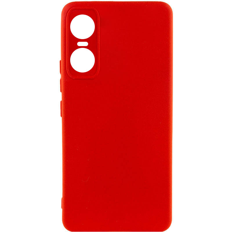 Silicone Cover Full Camera without Logo (A) для Tecno Pop 6 Pro (Red)-0